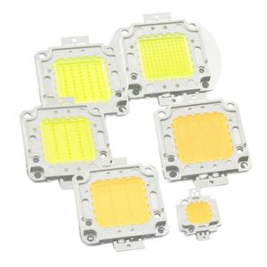 High Power COB LED CHIP LED-pärlor Ljuskälla 30MIL 35MIL 45MIL 10-50W 100W DIDE 6500K 4000K 3000K BULBLAMP Pärlor för strålkastare Spotlight DIY-belysning Crestech168