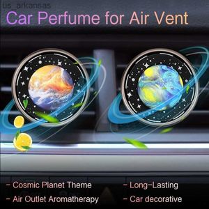 Carro Air Scowener Mar Car Ventro de ar Ventro Air Planeta Cosmico Tema Auto Ventiva Air Ventiva de Aromaterapia Decoração Interior Fragrância de Veículos duradouros L230523