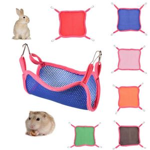 Cat Carriers Hamster Hammock Swing Hanging Bed Nest House Mini Pet Cage For Squirrel Summer Breathable Mesh