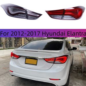 Auto Styling Voor 20 12-20 17 Hyundai Elantra Achterlicht Montage Led Streamer Richtingaanwijzer Running Light Brake reverse Auto Accessoires