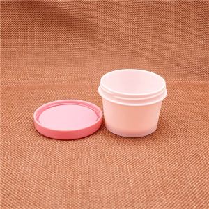 Quality 50g Plastic Facial Mask Container Makeup Cosmetic Lotion Cream Jar Empty Refillable Cylinder Bottle Small Bowl Free Shipping