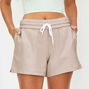 Pantaloncini da donna Tirante estivo per comodi pantaloncini elastici sportivi a vita alta vestiti da strada corti P230530