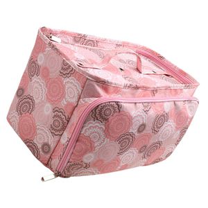 Bolsa de armazenamento organizadora de fios de tricô, crochê, sacola de armazenamento, costura, sacos de gancho de viagem, suporte de transporte, acessórios artísticos, ganchos, estojo de agulha