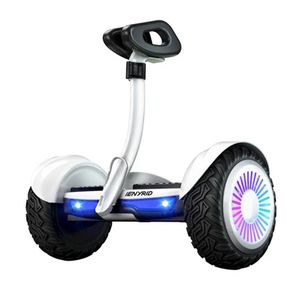 IENYRID K8 Scooter de auto -equilíbrio 10 polegadas pneus off -road 350w*2 Motor 16km/h Velocidade máxima 4Ah Bateria para 12 km de quilometragem de 80 kg de controle de aplicativo -white