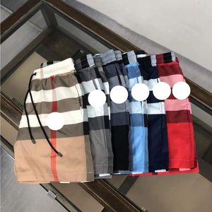 women shorts designer mens shorts swim short stretch chino shorts Thin quick-drying football short shorts men's fashion brand red color matching plaid swimwear men AB