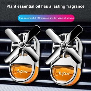 Car Air Freshener Car Aromatherapy Air Freshener Cute Mini Creative Rotating Propeller Outlet Fragrance 360 Degrees Car Interior Accessories L230523