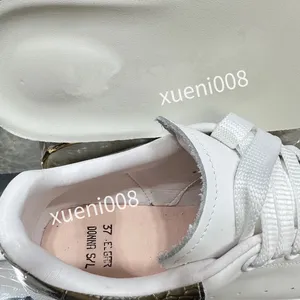 2023Top New Fashion Women Quality Casual Shoes Brand Leather Lace-Up Sneaker Running Trainers Letters Flat Printed Sneakers