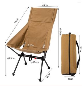 Móveis de acampamento portátil Ultralight Dolding Chair Camping Beach de alta carga de alumínio Caminhada para piquenique BBQ Seat Ferramentas Outdoor Breathable