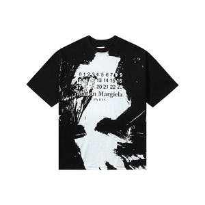 Projektanci Margiela T Shirt Designer Krótkie rękawowe haft koszulka oddychająca mężczyzn Kobiety koszulki TEE TOP KREK SORT THE TEE