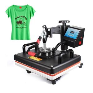 Printers 12x15 Inches Heat Press Machine TShirt Printing Machine Digital Swing 29x38 CM Heat Transfer Sublimation Printer Cloth DIY