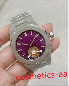 Oglądaj 41 mm męskie szafirowe zegarki zegarki Męskie Men Mechanical Sport Wodoodporne firmy Casual Watches 904 Stal Designer Wristwatch Multiple Kolor