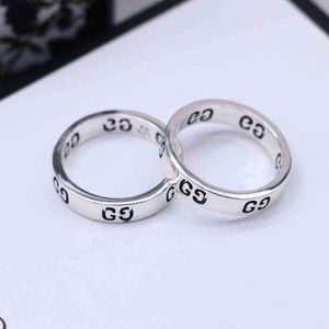 designer jewelry bracelet necklace ring smooth sp personalized hip-hop versatile light couple ring