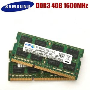 Rams Samsung 4GB 1RX8 2RX8 PC3 12800S DDR3 1600MHzラップトップメモリ​​ノートモジュールSODIMM RAM SECチップセット