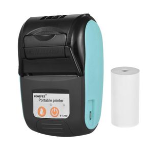 Drucker Goojprt PT210 Tragbarer Thermaldrucker Handheld 58mm Quittungsdrucker geeignet für Einzelhandelsgeschäfte Restaurants Fabrik Logistik