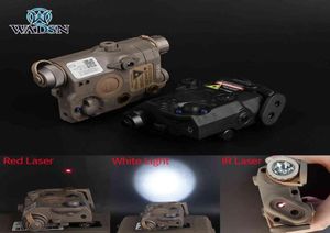 Wadsn UHPバージョンAirSoft LA5C PEQ 15 Red Dot Laser Sight Flashlight Ir Lazer PEQ LA5 Softair Hunting Gun Weapon Light for 20mm 28711585