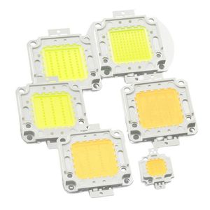 High Power COB LED CHIP LED-pärlor Ljuskälla 30MIL 35MIL 45MIL 10-50W 100W DIDE 6500K 4000K 3000K BULBLAMP Pärlor för strålkastare Spotlight DIY-belysning Crestech888