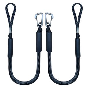 Kayak Accessories Boat Bungee Dock Lines Cords Docking Rope for Watercraft SeaDoo Jet Ski Pontoon Canoe Power Mooring 230529