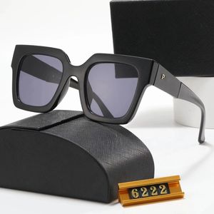 Designer solglasögon för män och kvinnor, PC -linser, solskydd med full ram, fashionabla glasögon, lyxiga strandglasögon