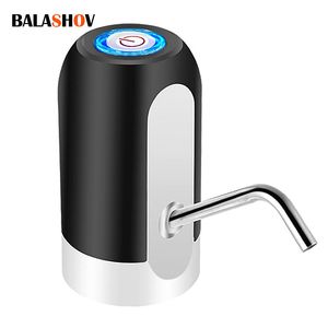 Vattenpumpar Electric Water Bottle Pump Automatisk USB Laddningsflaska Vattenpump Professionell Auto Switch Water Dispenser Pump Foy Home 230530