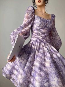 Miniklänning för kvinnor sommaren 2023 Ny elegant modekvällspartyklänningar koreanska kausala damer vintage vestidos kvinnliga kläder