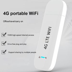 Roteadores 4g LTE LTE sem fio roteador USB dongle 150mbps Stick Stick Mobile Broadband SIM Card Wireless Wi -Fi Adaptador 4G Router Home Office Home Office