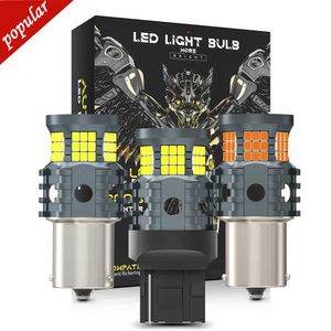 Nowa LED 2X Canbus 1156 T20 7440 WY21W W21W P21W BA15S BAU15S PY21W OPERCJA ZWROTA Sygnał Lampa samochodowa Biała bursztyn 12V