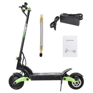 Cyberbot Mini Electric Scooter 8,5 tum främre 500W + bakre 500W Dual Motors 48V 18Ah Batteri 53 km/h max hastighet för 30-40 km intervall Dual skivbroms