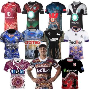 2023 Rugby Jersey 23 24 Rabbitohs Sharks Dolphins Wests Tigers Indigenous Cowboy NSW Blues QLD Maroons Melbourne Storm All Nrl Training JERSEY Mans T-Shirts
