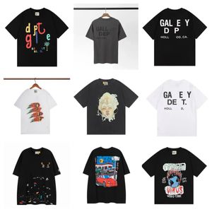 ギャラリーデプスティーティーメンズTシャツデザイナーギャラリーデプスデプスTシャツトップスマンSカジュアルシャツLuxurys Street Street Streets Sleeve Clothes Size S-XL