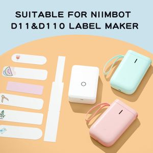IMPRESSORES NIIMBOT D11 Etiqueta portátil Impressora Wireless Conexão Rótulo de etiqueta com fita de rolo grátis D110 Mini Bluetooth Rótulo Máquina de fabricante