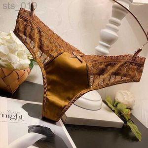 Briefs trosor Europe Royal Lace Thong Panties Women Underwear Sports Thongs Sexiga kvinnliga underkläder Sexig spets Satin String Söta kvinnors trosor J230530