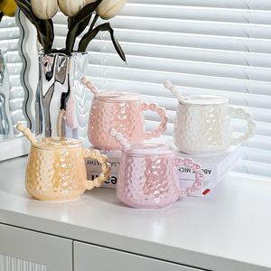 Tassen, buntes Bone China-Set für Damen, elegante Teetassen im europäischen Stil mit hochwertiger Keramik, Milchbecher, Kaffeetasse