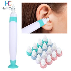 Trimmers Ear Cleaner Silicon Ear Spoon Tool Set 16 Pcs Care Soft Spiral For Ears Cares Health Tools Cleaner Ear Wax Removal Tool