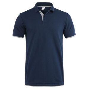 Mäns tshirts polo skjorta sommarmärke kläder ren bomull män affärer casual manliga skjortor kort ärm andas andas mjuk 230530