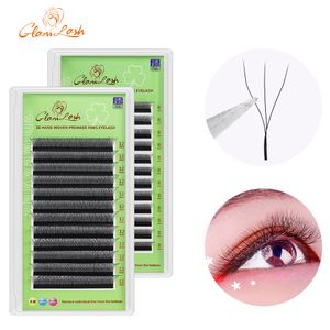 Ложные ресники Glamlash W Shape Essections Extensions 3D4D5D готовые вентиляторы стиль индивидуальных ресниц YY Natural Makeup Tool 230530