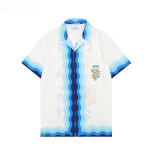 Mężczyźni designerskie koszule Summer Shoort Rękaw swobodny koszulki moda luźne polo w stylu plażowym oddychające tshirts tee ubrania m-3xl lk5