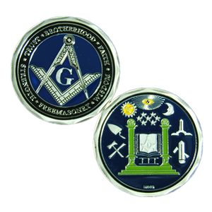 Motordog 69 Masonic Challenge Coin 기념 동전 수집