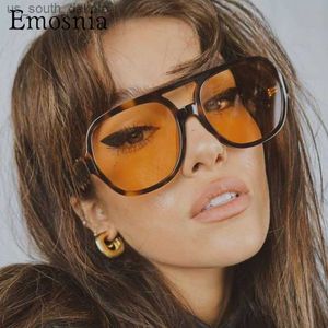 Klassische Vintage-Luftfahrt-Sonnenbrille für Damen und Herren, übergroße Retro-70er-Sonnenbrille mit Hornrand, großer quadratischer Rahmen, Fahrbrille L230523