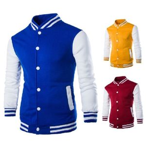 Men's Jackets Jacket European Size Men's Stand Collar Baseball Shirt Jacket 230531