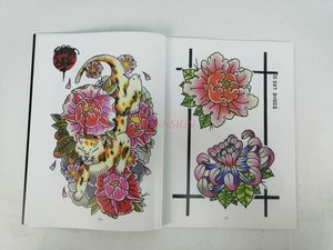 Stencils Tattoo Book Tattoo Rękopis Książki