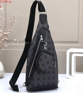 Tasarımcı Deri Omuz Çantaları Mans Luxurys Tasarımcılar Çapraz Vücut Çanta Cüzdan Hobos Mesaj Yüksek Kaliteli Duo Avenue Sling Bag Erkek Çanta Çanta Tote Kemer Çantası