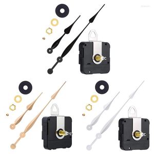 Relógios de parede 1 Conjunto pendurado Diy Quartz Watch Silent Clock Movement Repair Mecanism Peças com agulhas 2023