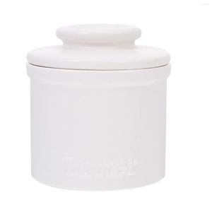 Storage Bottles Butter Dish Crock Keeper French Country Plant Churn Dispenser Christmas Lid Countertop Churner Spreadable Wheel With For