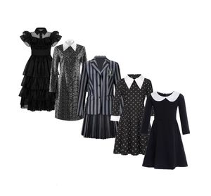 Family Matching Outfits Wednesday Addams dress dancing queen costume Wednesday Dance Valentine dress The Addams Family - Candylion Cosplay 230530