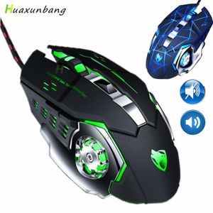 Möss Gamer Mouse Gaming Mice Wired USB Ergonomic Vertical 6Key LED RGB Optical Gamer Mause Kit For PC Laptop Computer Notebook Table Table