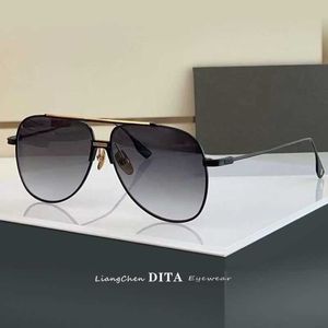 Designer -Mode Dita Eine Sonnenbrille Online -Shop LC Dita Neu für Männer Big Face Dad Brille Outdoor -Gradient DTS mit