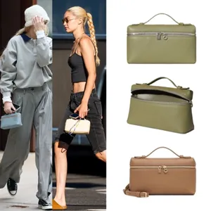 2024 Luxus Loro Extra Tasche L19 Mini Tasche Damen Herren Echtleder Taschen Tote Handtasche Cross Body Sommer Designer Mode Clutch Top Griff Kosmetik Umhängetaschen