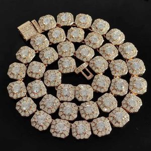 Neues Design Custom Hip Hop Herren Goldkette Halskette Klaue Diamant Moissanit 14k Goldkette