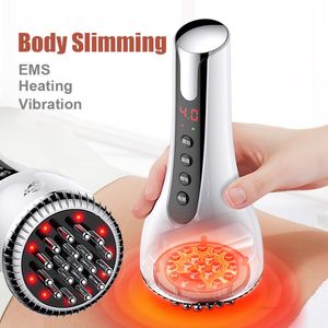 Massaggiatore Elettrico EMS Corpo Dimagrante Macchina Gua Sha Raschiante Massaggiatore Terapia a Infrarossi Anti Cellulite Bruciatore di Grasso Modellamento del Corpo Sollievo dal Dolore