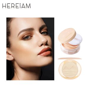 Sets IMAGIC 2Pcs Face Loose Setting Powder Matte Oil Control Highlighter Face and Body Brighten Palette Makeup Kit Women Makeup Cosme